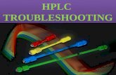 HPLC  Trouble Shotting