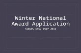 2014 Winter National Award Application SYSU GIPi