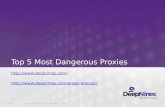 The 5 most dangerous proxies