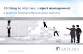10 things to improve project management