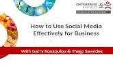 Workshops using social media for business