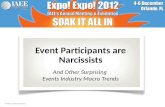 Event Participants are Narcissists... And Other Surprising Events Industry Macro Trends