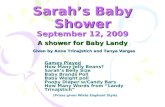 Sarah's Baby Shower 9/12/09
