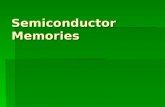 Semiconductor memories