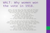 915 - WW1 Suffrage