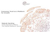Consumer trust as a platform for growth