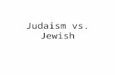 Judaism ending