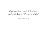 Opposition and Allusion in "Viva La Vida"