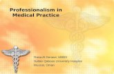 Professionalism in medical practice