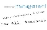 Classroom Behavior Management Ideas (Without Audio)