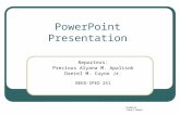 Using powerpoint report by apalisok and cuyno