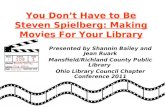 You Don't Have to Be Steven Spielberg