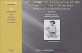 Walt Whitman WebQuest
