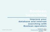 Boolean searching