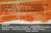 EFFECTS OF DIVIDENDS ON COMMON STOCK PRICES: THE NEPALESE EVIDENCE