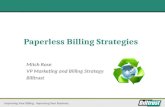 Paperless Billing Strategy for B2C