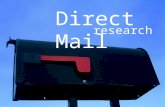 Direct Mail Market Research