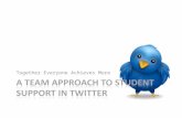 A Team Approach to Student Support in Twitter