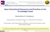 OCC2011 Keynotes: Demetrios G. Sampson