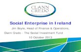 Jim boyle social enterprise in ireland