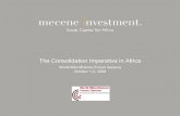 Microfinance Consolidation - Wagane Diouf