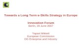 Long Term e-skills Stratergy, EU