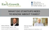 What Startups Need To Know About Taxes