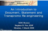 Document Reengineering Introduction