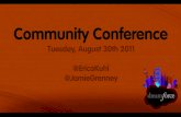 Community Conference Keynote