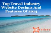 Top Travel Industry Website Designs and Features of 2014