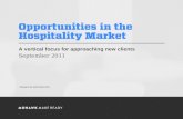 Opportunities in the Hospitality Market