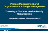 Project management and organizational change management