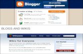 Tutorial blogs wikis