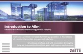 Aiimi Business Overview Dec 2010
