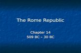 The  Rome  Republic Chap 14 6th Grade