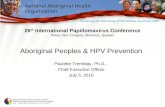 Aboriginal Peoples and HPV Prevention