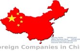 Foreign company in china