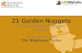 Webinar - 21 Customer Service Golden Nuggets