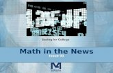 Math in the News: Issue 93