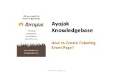 How to Create Your First Ticketing Event