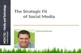 The Strategic Fit of Social Media