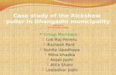 Report on Rickshaw Puller in Dhangadhi