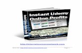 Instant udemy online profits