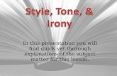 Style, tone, & irony   copy
