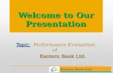 Bank Performance evaluation of EBL