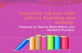 Cognitive factors that affects reading and writting