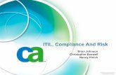 ITIL, Compliance And Risk