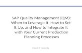 What is SAP Quality Management (QM) ? by Murali Nookella