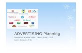 Advertising plann pengantar iklan dan marcomm