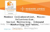 Member Collaboration, Micro-Volunteerism, Social Mentoring, Inbound Marketing and More…